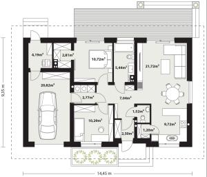 Galia 2 - Rzut parteru