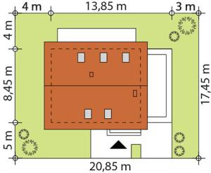 Nemo 2 - Usytuowanie (odbicie lustrzane)