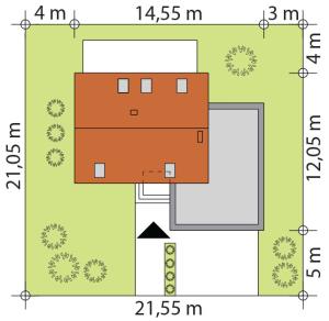 Pulio 3 - Usytuowanie (odbicie lustrzane)