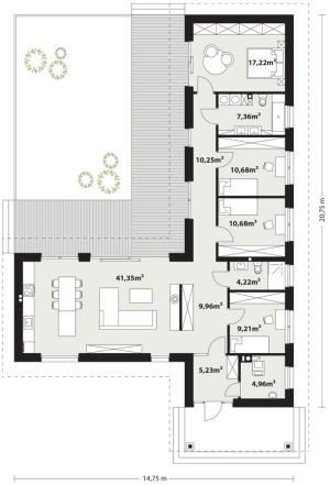 Stella 2 - Rzut parteru