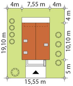Zuza 2 - Usytuowanie (odbicie lustrzane)