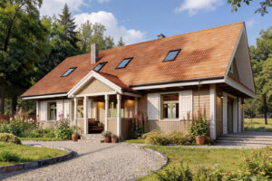 Projekt domu Surażkowo 4 – Nowoczesna podlaska chata